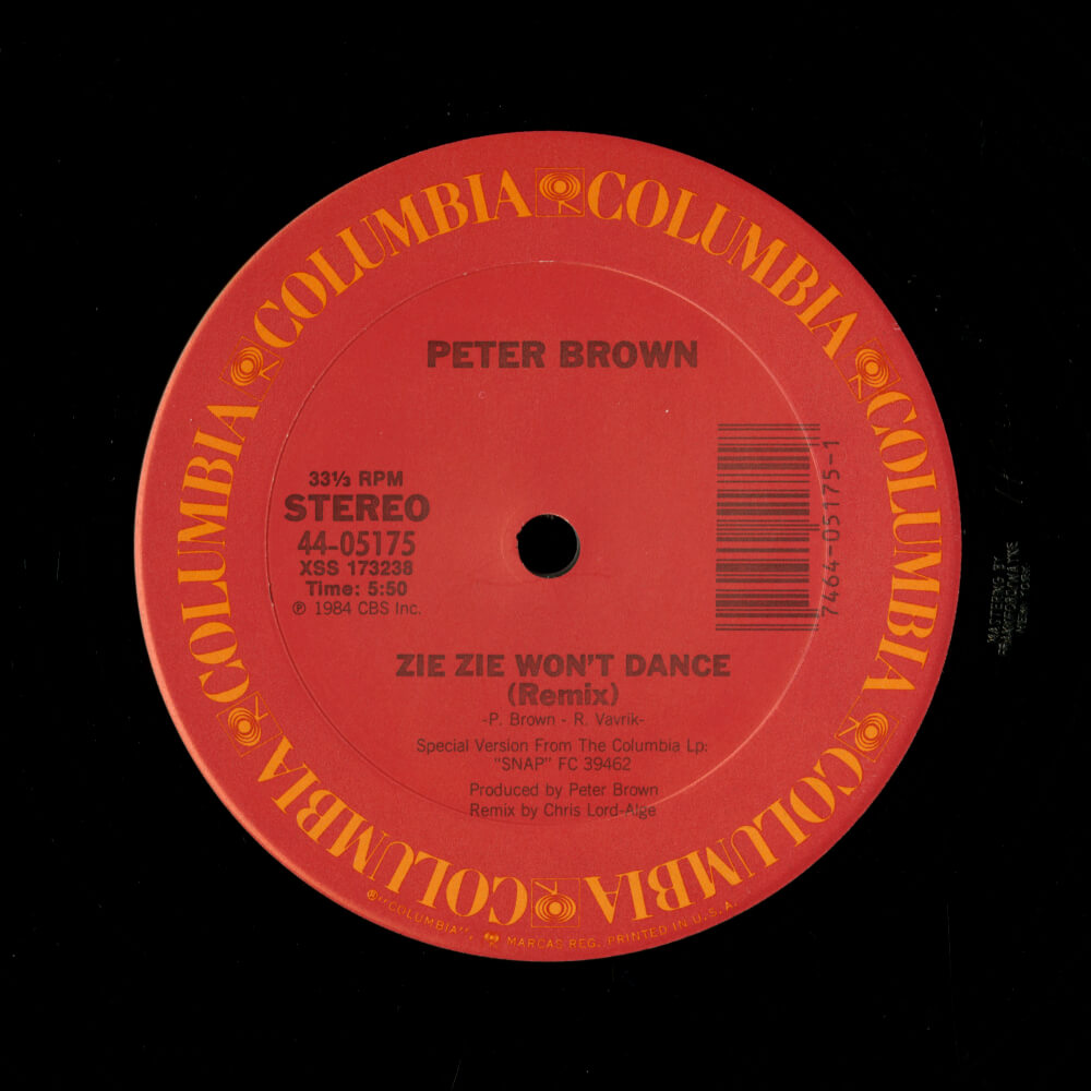 Peter Brown – Zie Zie Won't Dance