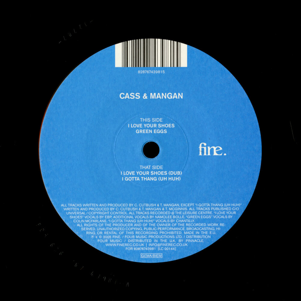 Cass & Mangan – I Love Your Shoes EP