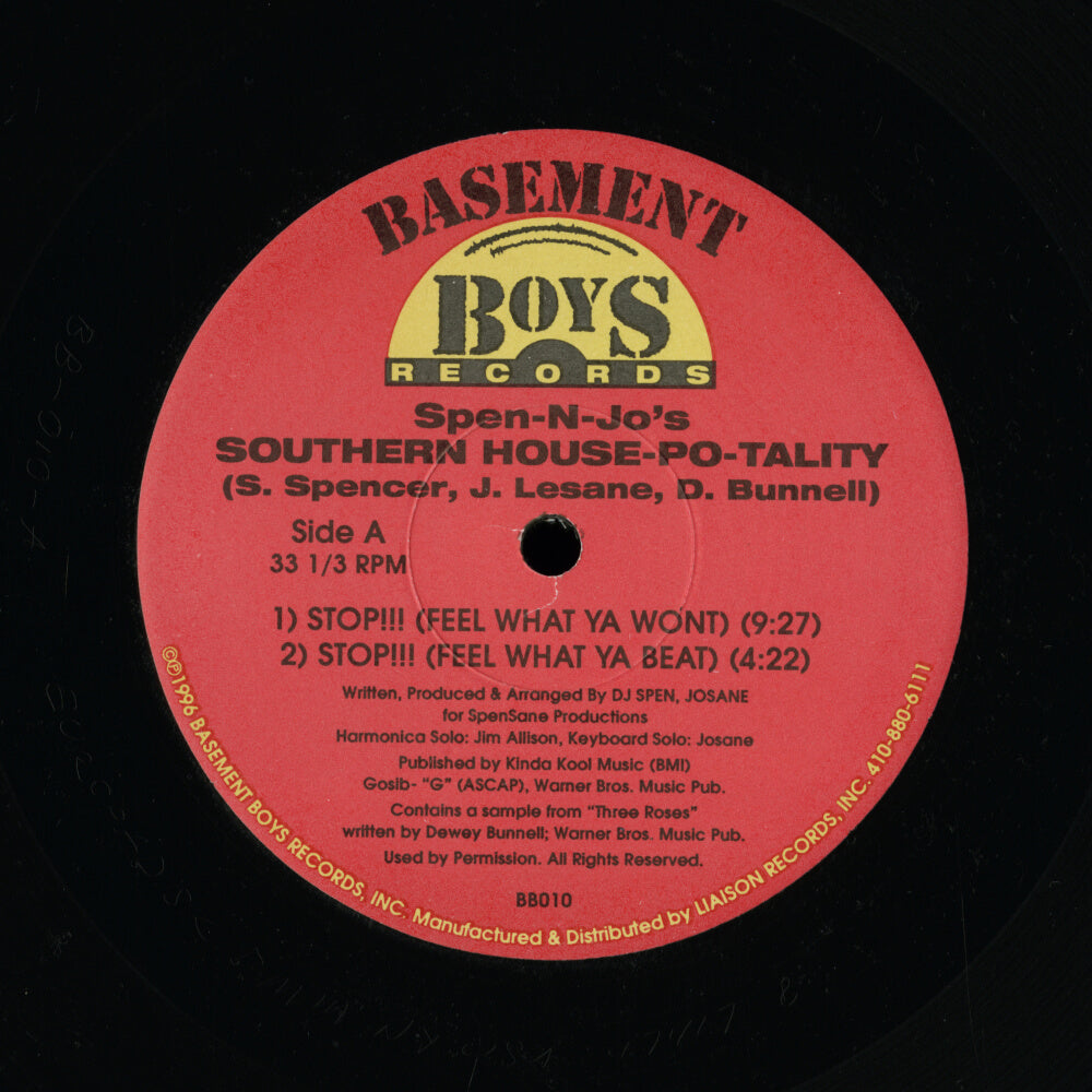 Spen-N-Jo's Southern House-Po-Tality – Stop!!! (Feel What Ya Wont)