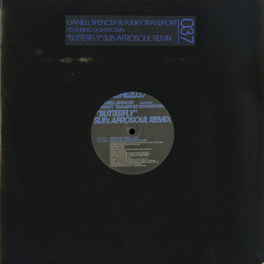 Daniell Spencer & Funky Transport Featuring Downtown – Butterfly (Siji's Afrosoul Remix)