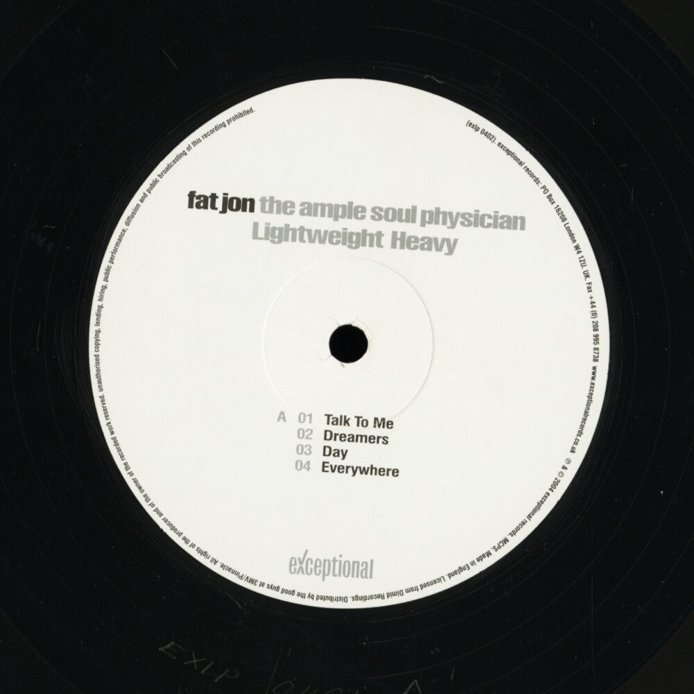 Fat Jon The Ample Soul Physician – Lightweight Heavy
