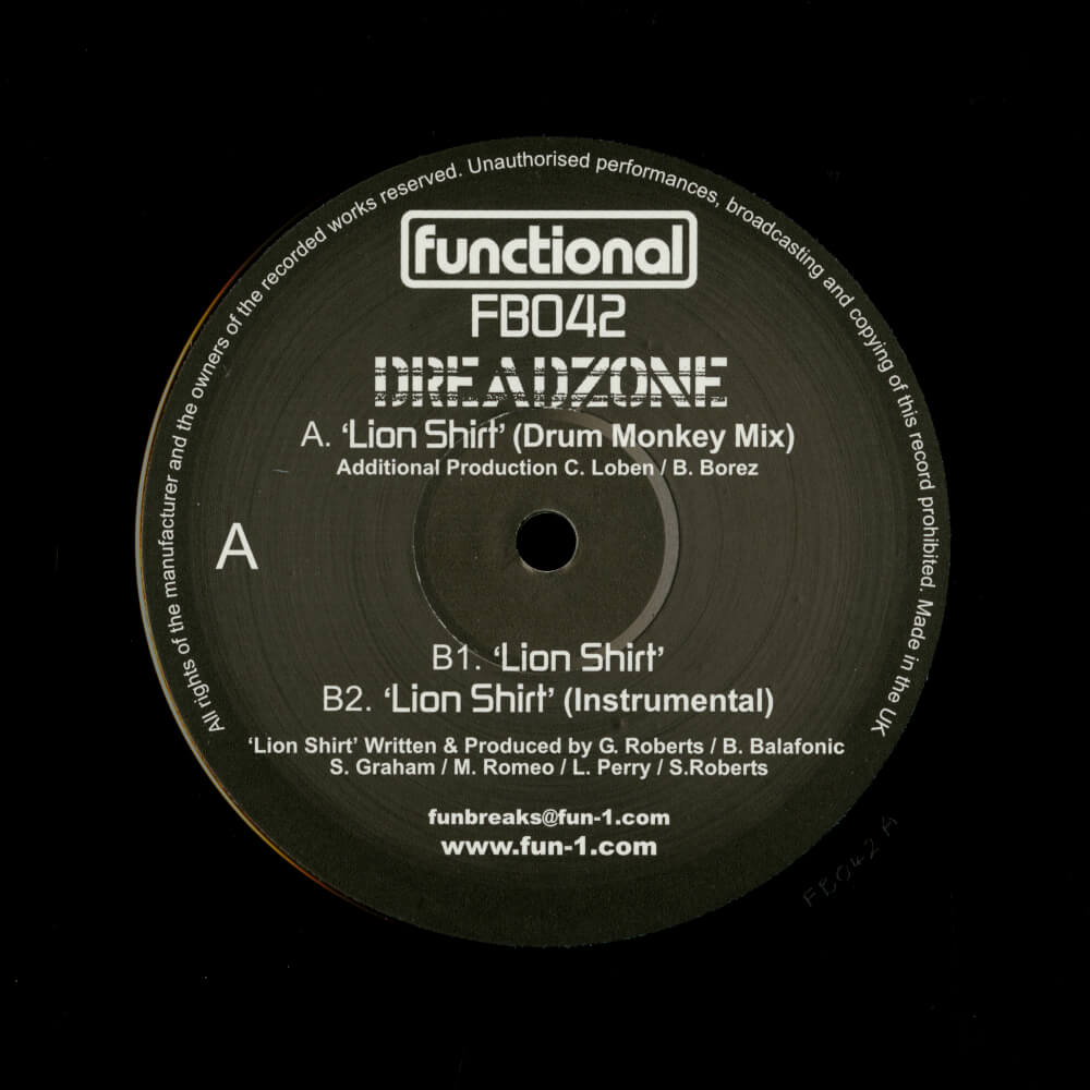 Dreadzone Lion Shirt