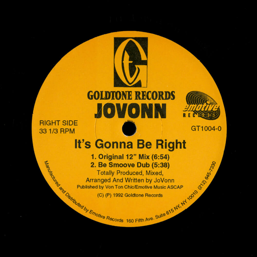 Jovonn – It's Gonna Be Right