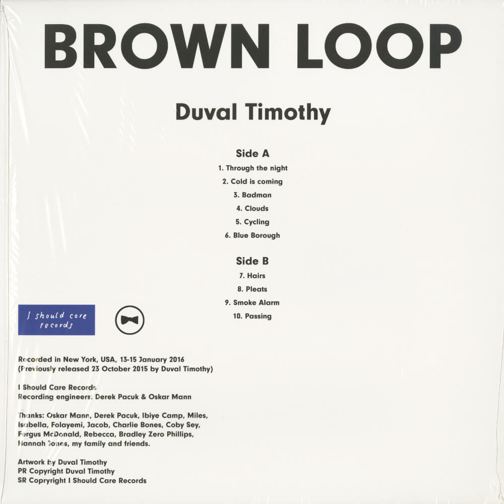Duval Timothy – Brown Loop