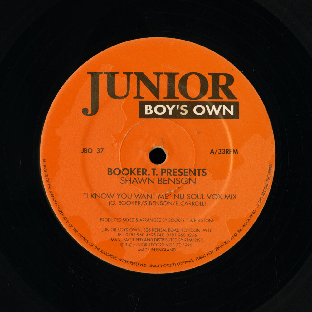 Booker T Presents Shawn Benson – I Know You Want Me