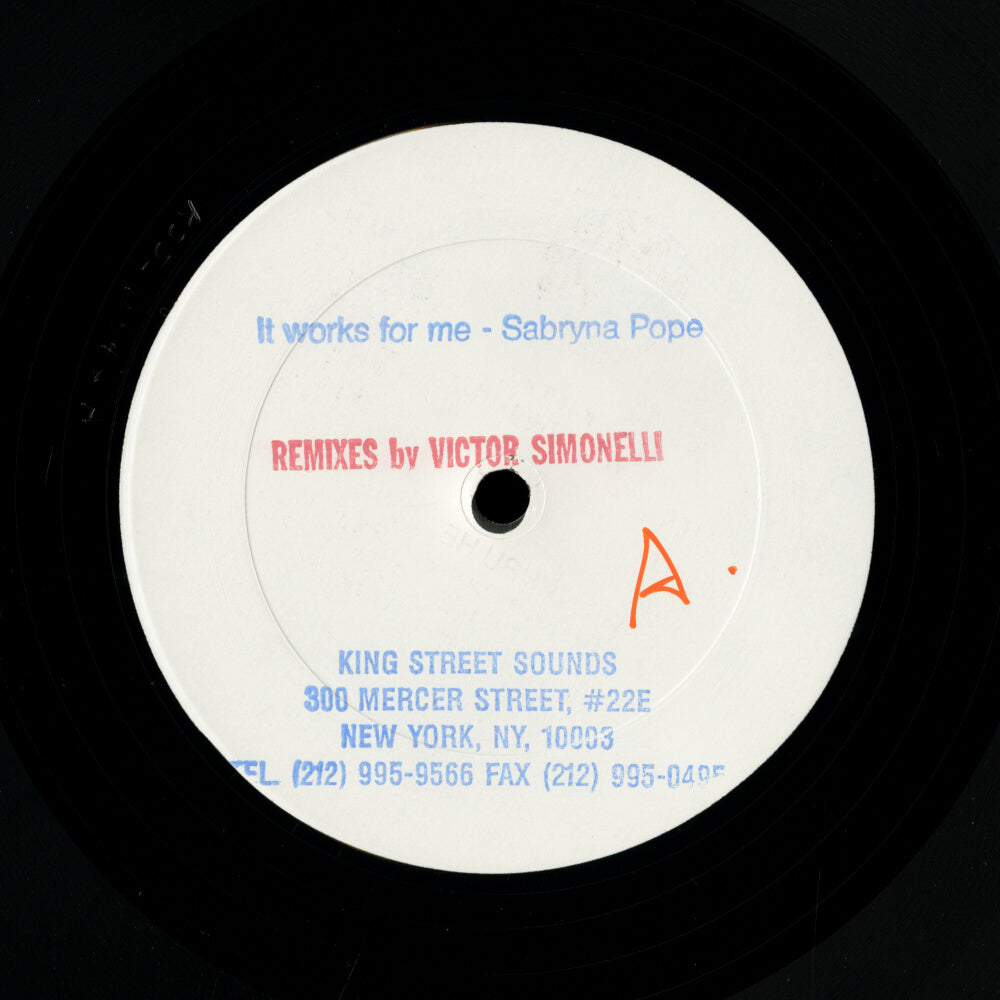 Sabryna Pope – It Works For Me (Victor Simonelli Remixes)