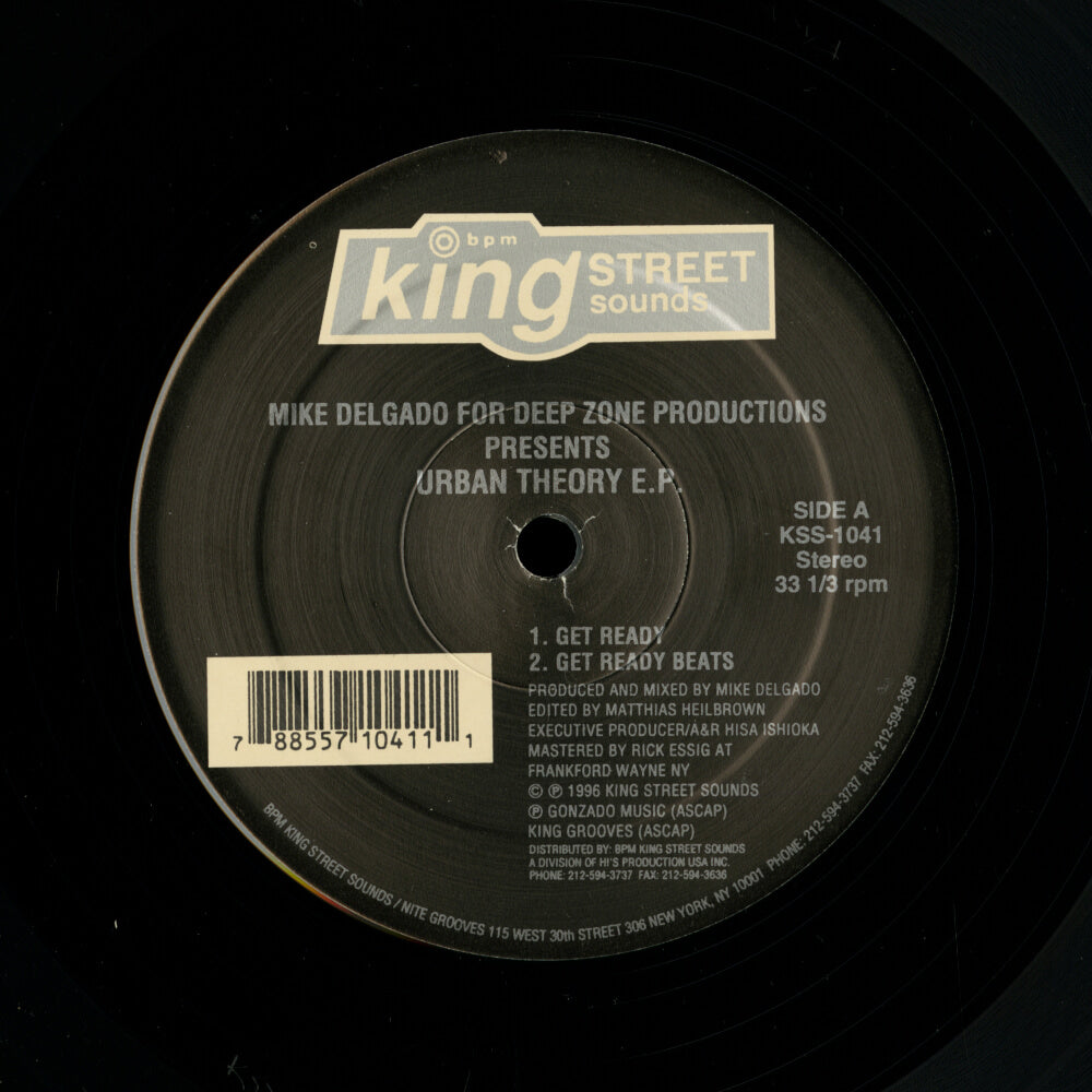 Mike Delgado For Deep Zone Productions – Urban Theory EP