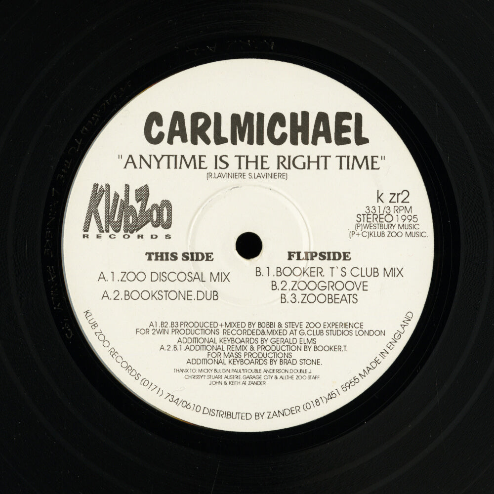 Carlmichael – Anytime Is The Right Time