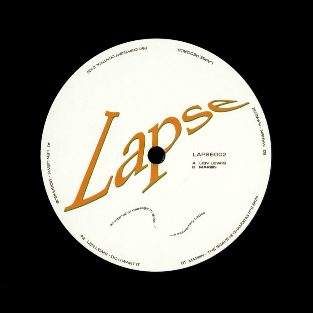 Len Lewis / Mariiin – LAPSE002