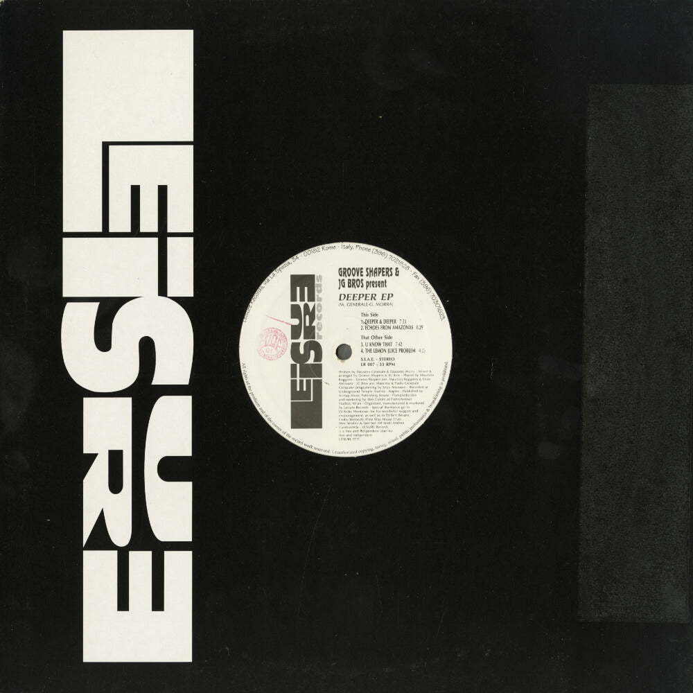 Groove Shapers & JG Bros. – Deeper EP