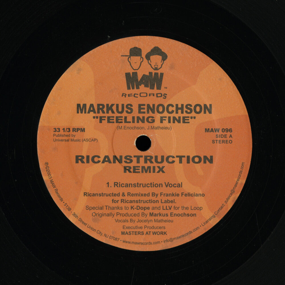 Markus Enochson – Feeling Fine (Ricanstruction Remix)