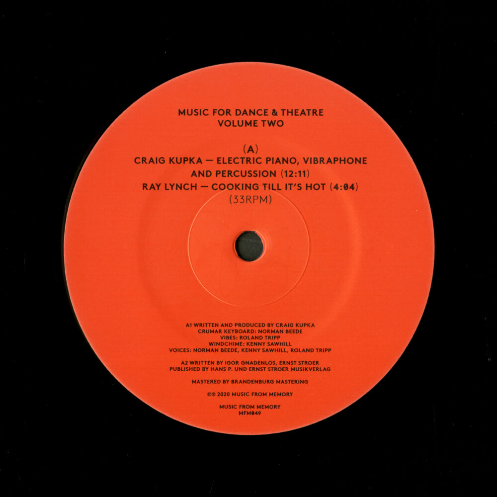 Various – Music For Dance & Theatre Volume Two