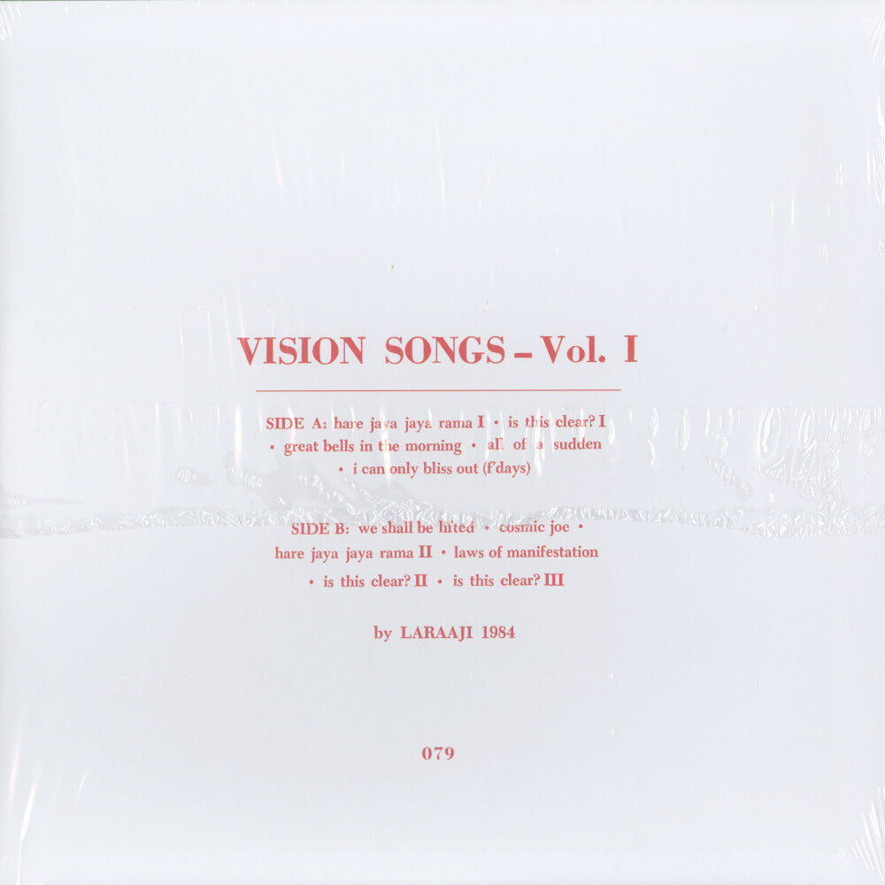 Laraaji – Vision Songs - Vol. I