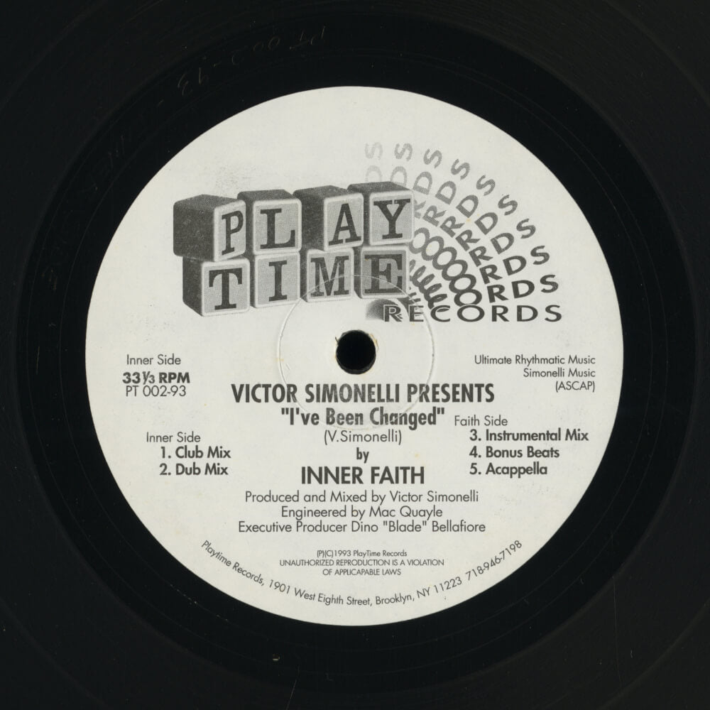 Victor Simonelli Presents Inner Faith – I've Been Changed