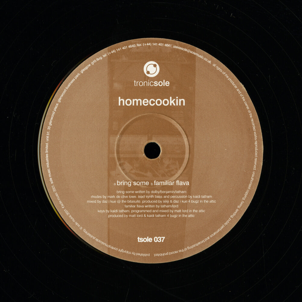 Homecookin' – Bring Some / Familiar Flava