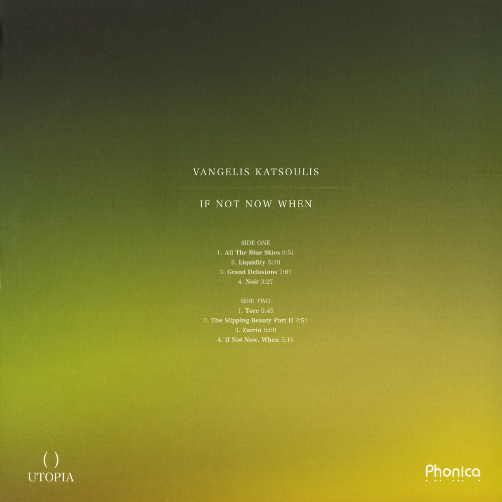 Vangelis Katsoulis – If Not Now When