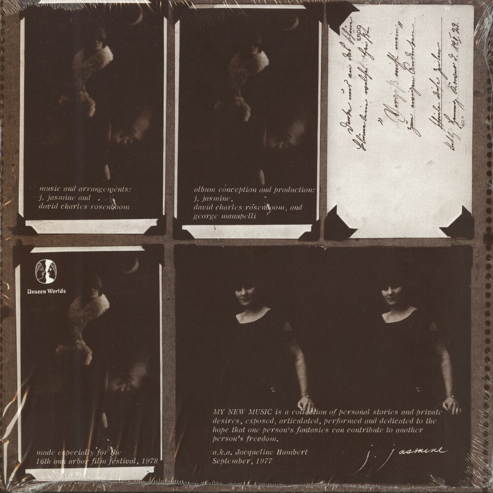 Jacqueline Humbert And David Rosenboom – J.Jasmine: My New Music