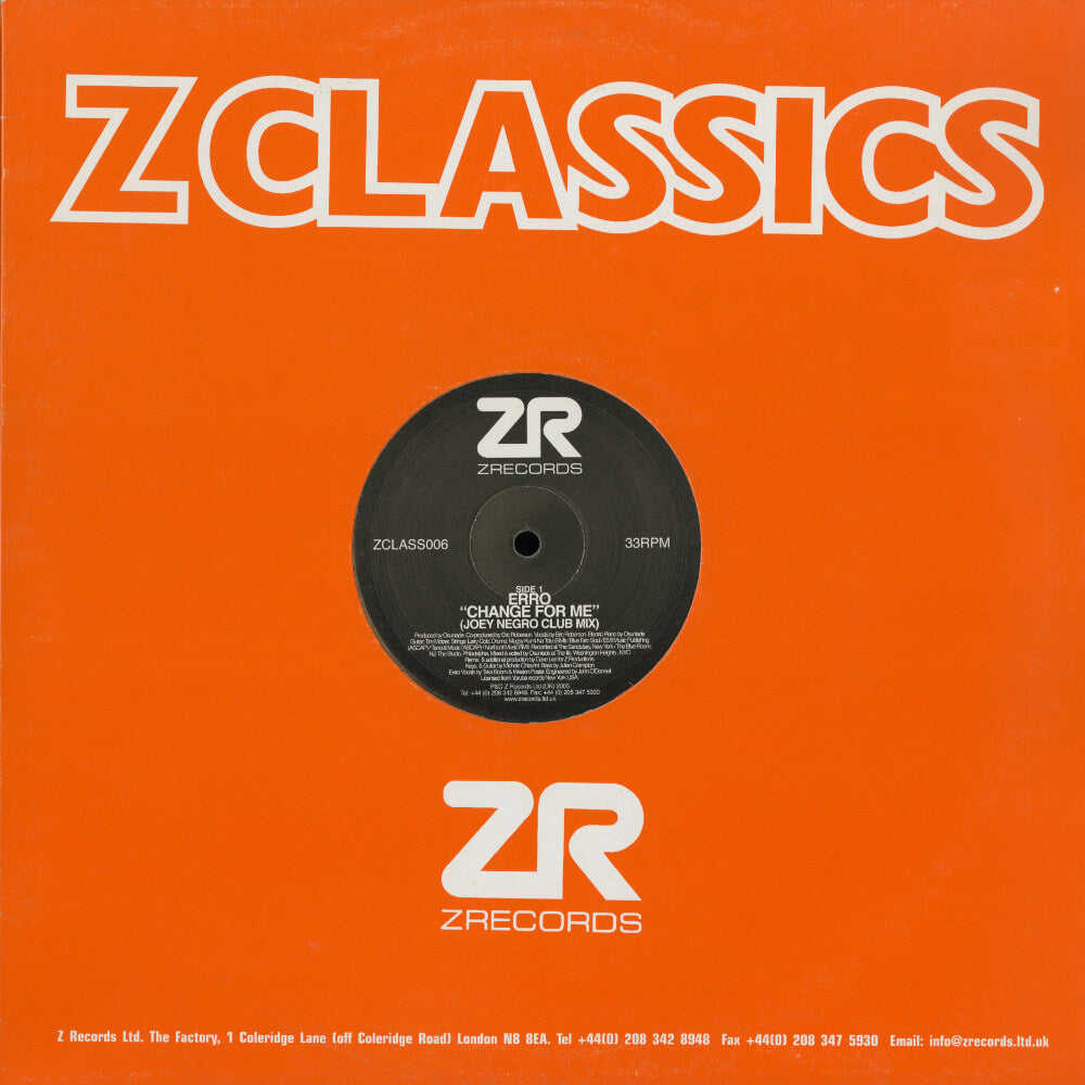 Erro / Prospect Park – Change For Me / Get Down Tonight