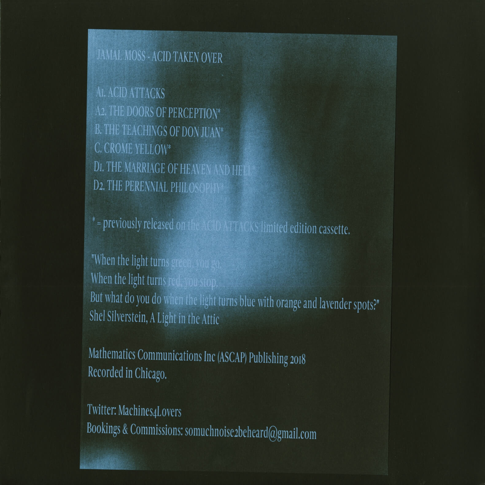 Jamal Moss – Acid Taken Over