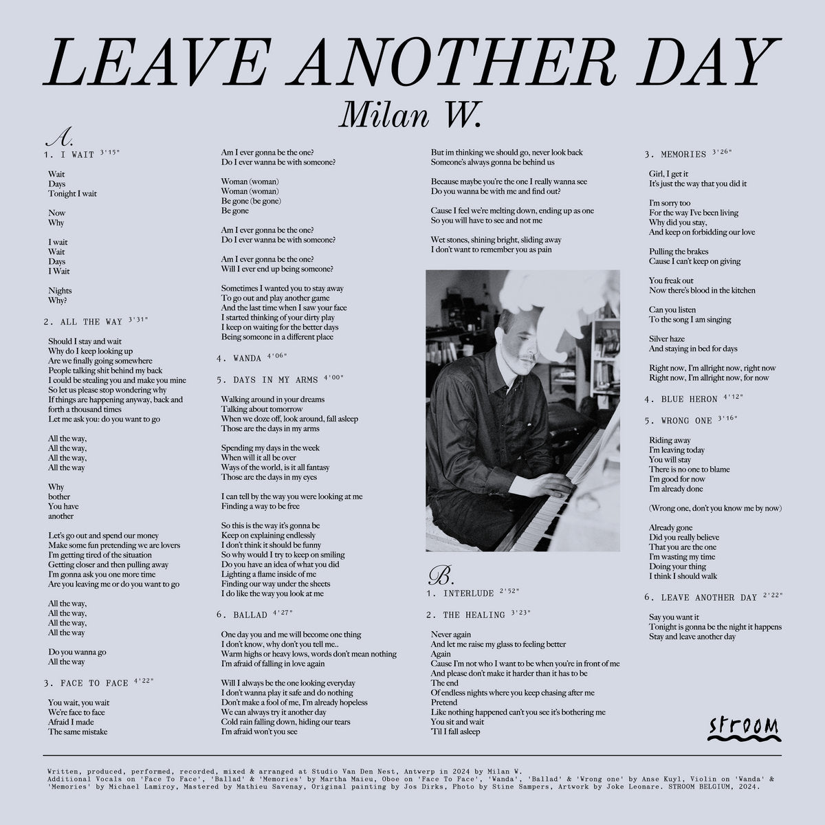 Milan W. – Leave Another Day