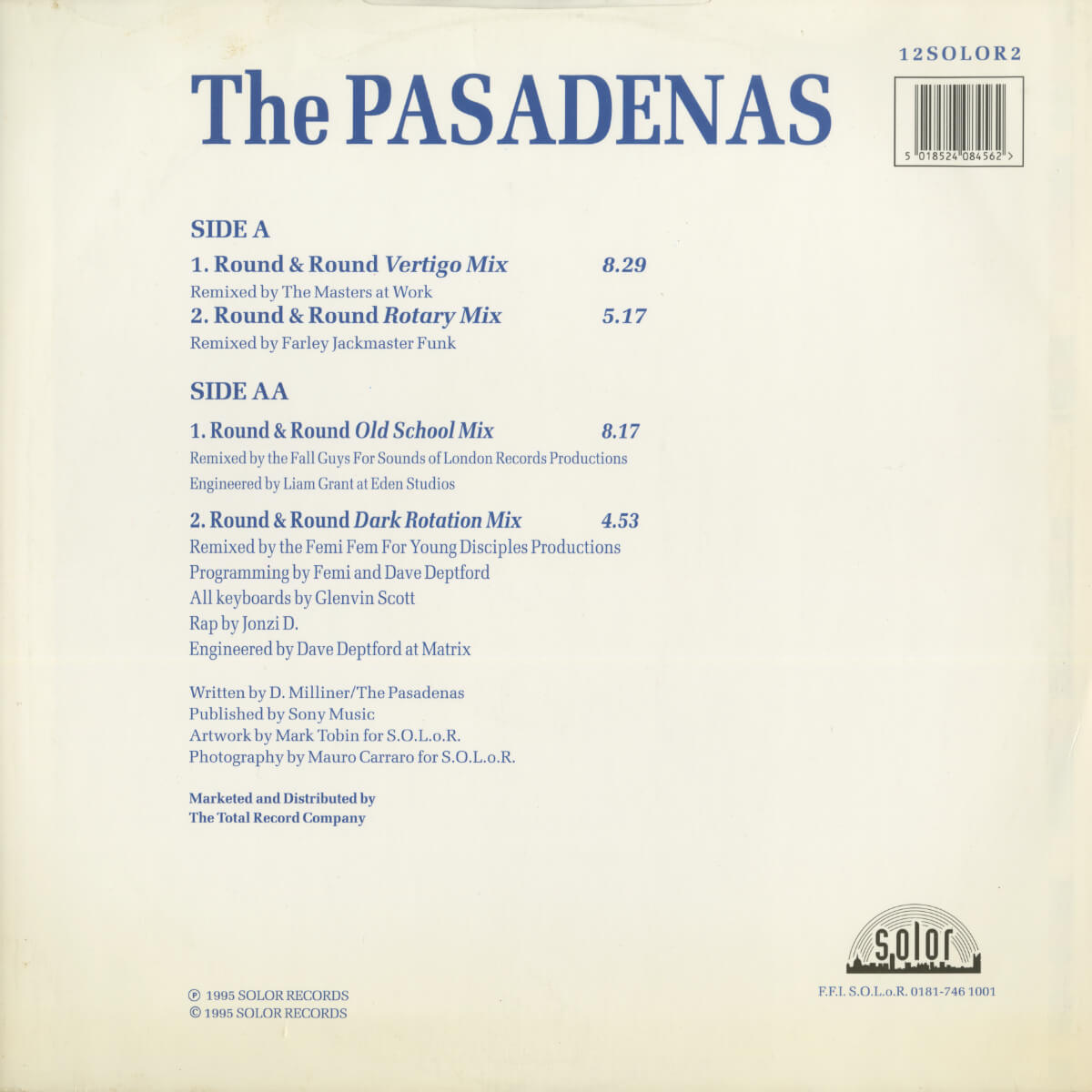 The Pasadenas – Round & Round