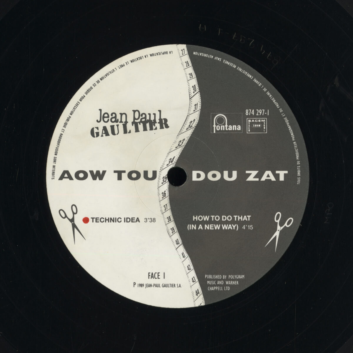 Jean Paul Gaultier – Aow Tou Dou Zat