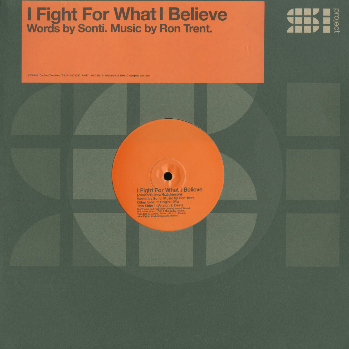 Ron Trent & Sonti – I Fight For What I Believe