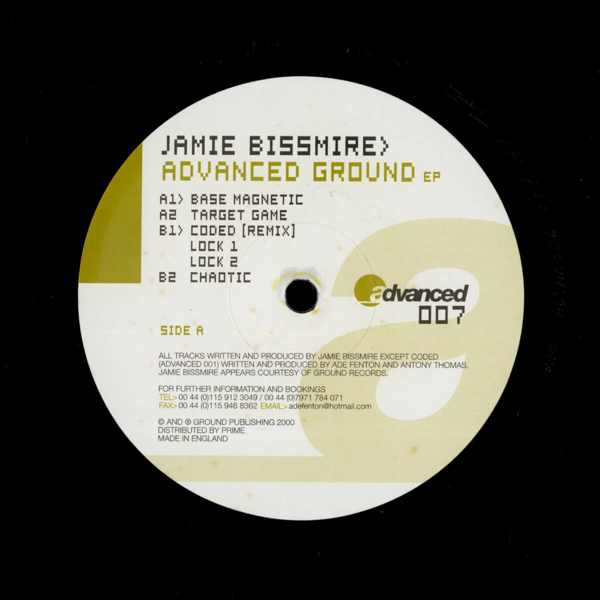 Jamie Bissmire – Advanced Ground EP