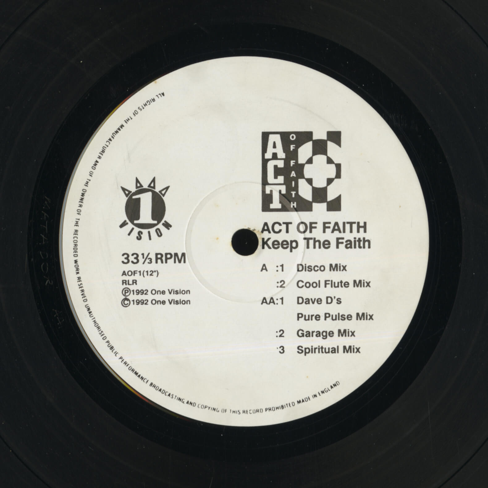 Act Of Faith – Keep The Faith