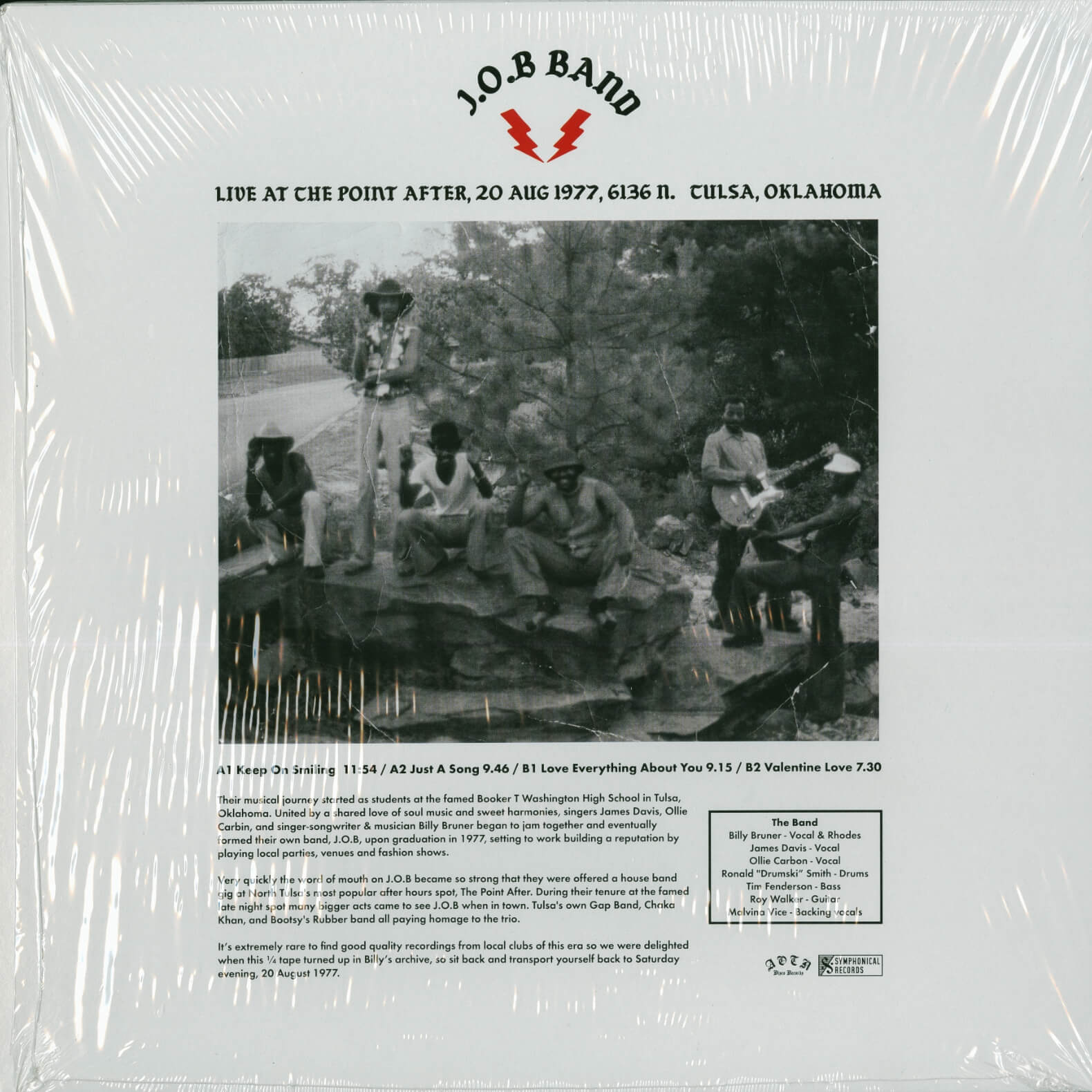 J.O.B Band – Live At The Point After 20 Aug 1977