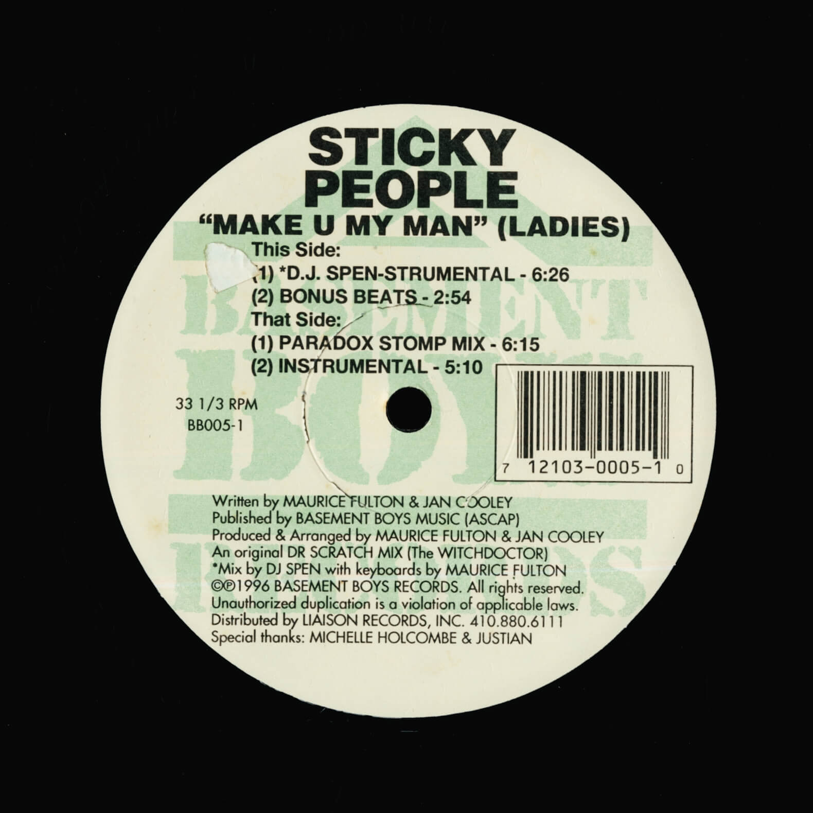 Sticky People – Make U My Man (Ladies)