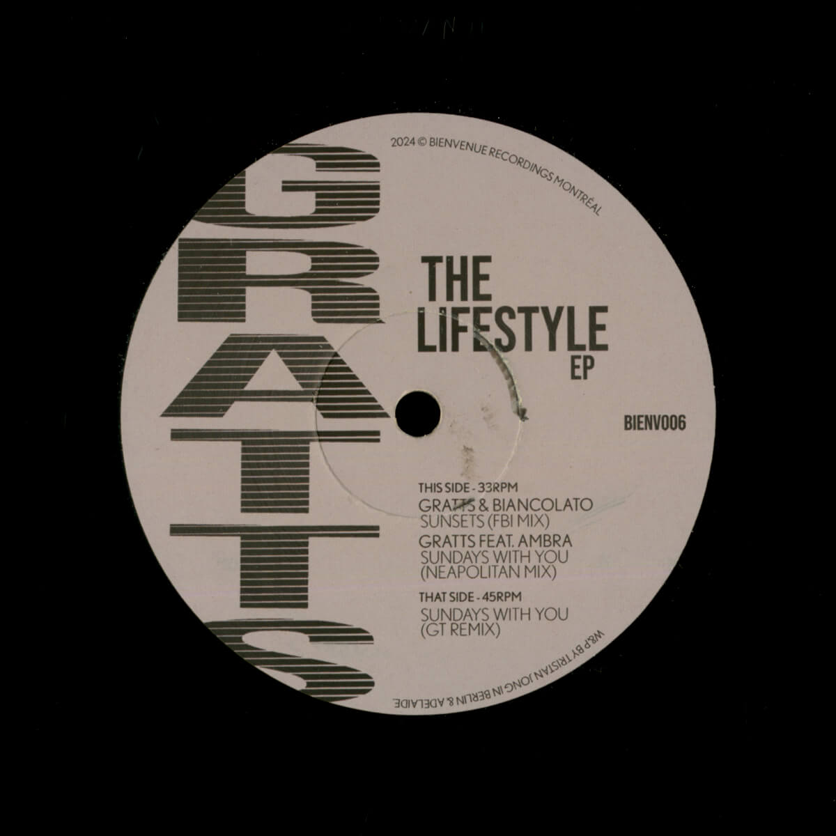 Gratts – The Lifestyle EP w/ Gene Tellem Remix