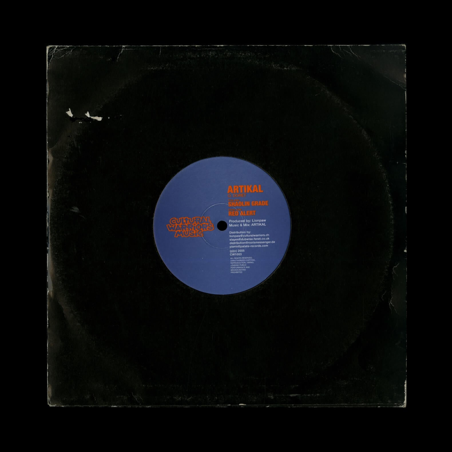 Artikal – Shaolin Grade / Red Alert