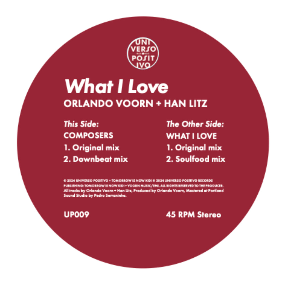 Orlando Voorn + Han Litz – WHAT I LOVE