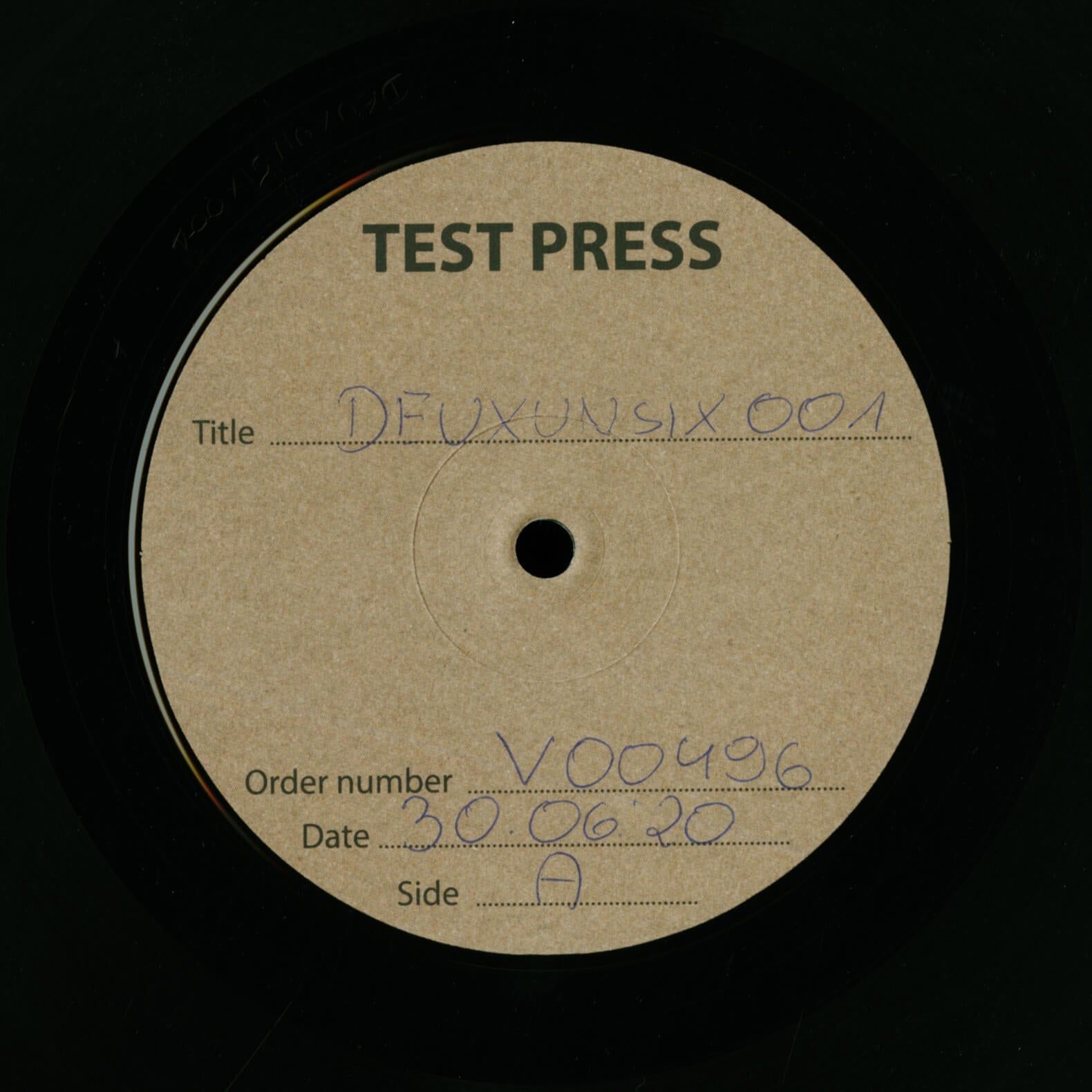 Liiebermann – Behaviour of the Soul Inside EP (Test Pressing)