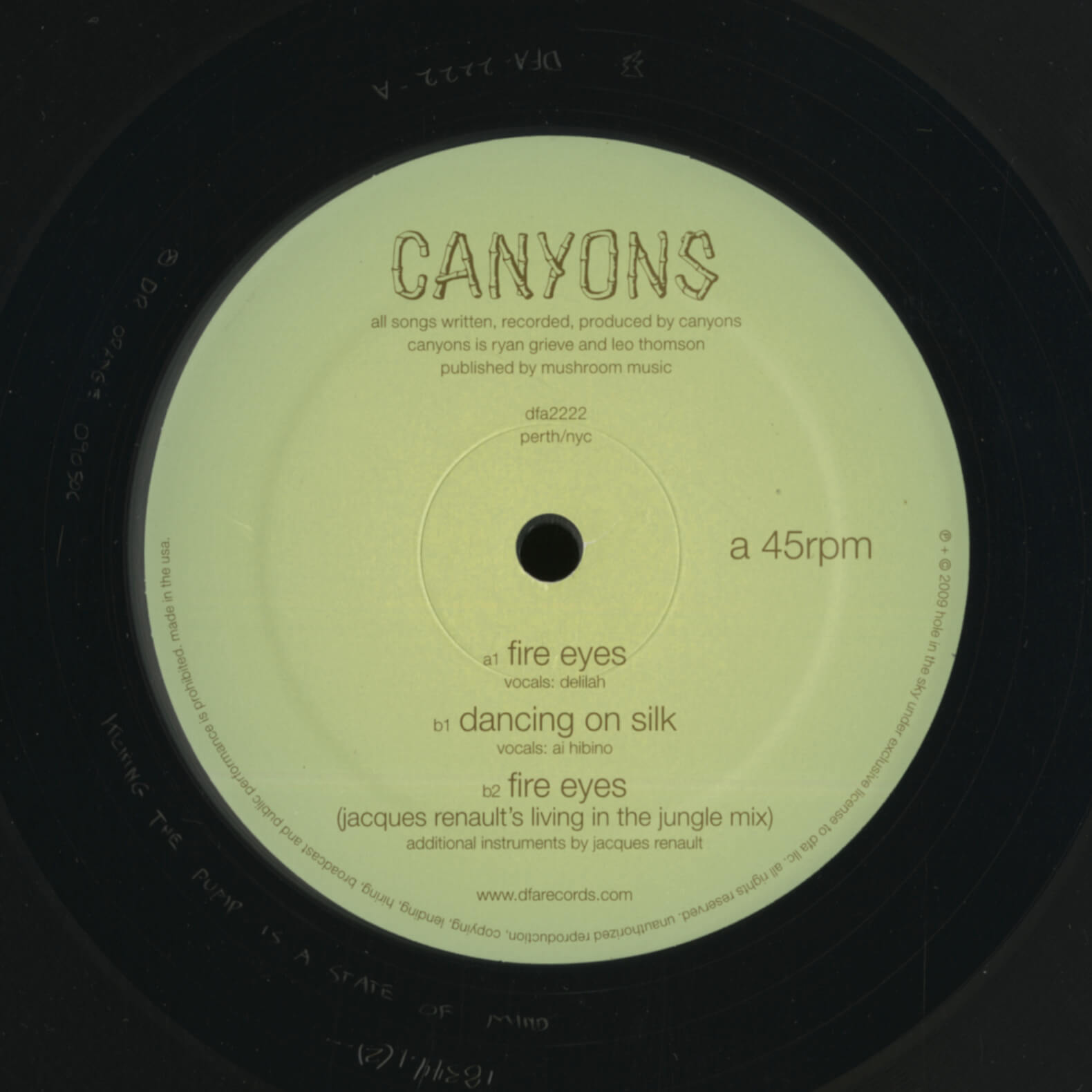 Canyons – Fire Eyes