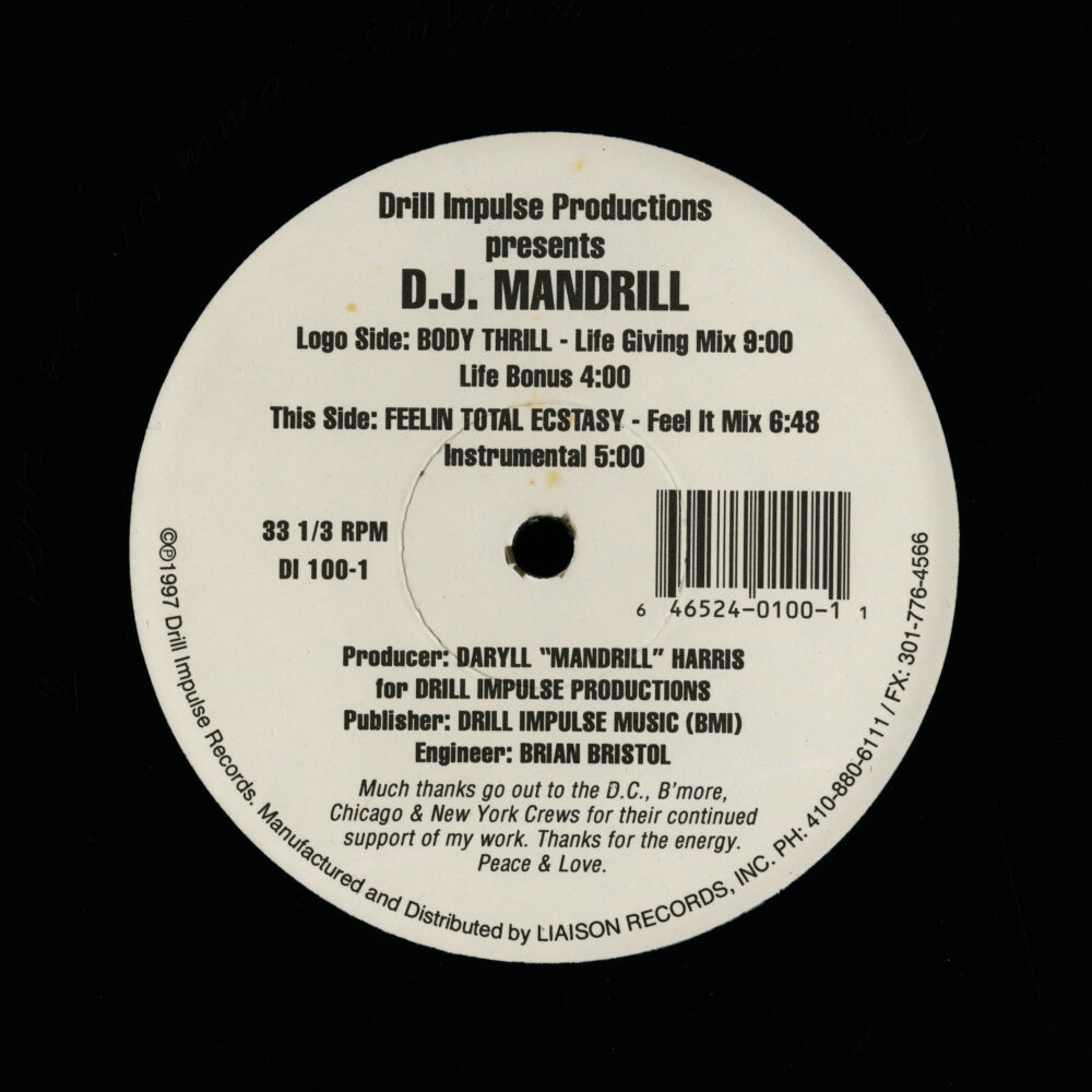 DJ Mandrill – Body Thrill / Feelin Total Ecstasy