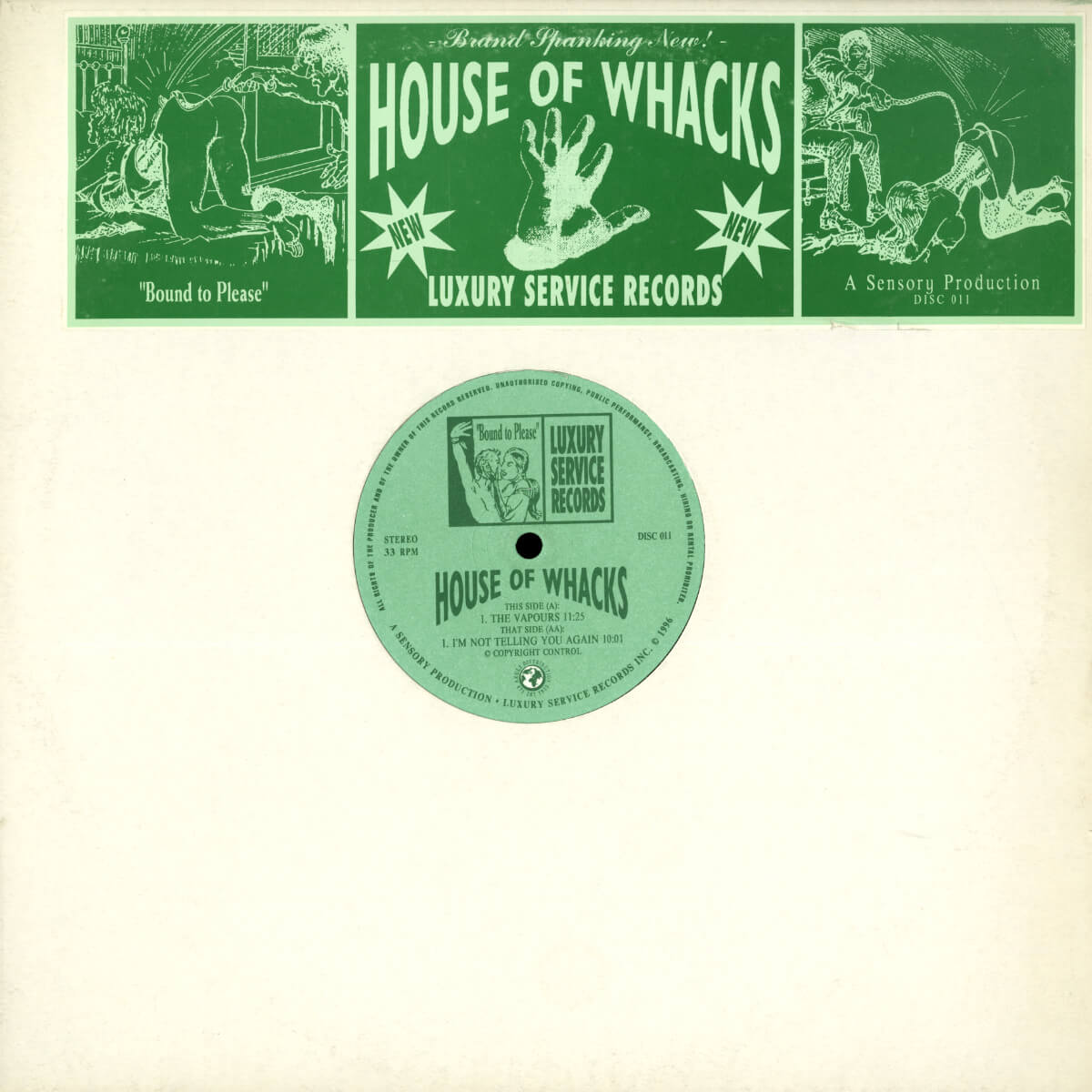 House Of Whacks – The Vapours / I'm Not Telling You Again