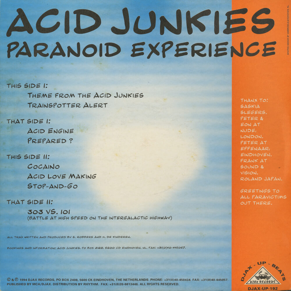 Acid Junkies – Paranoid Experience