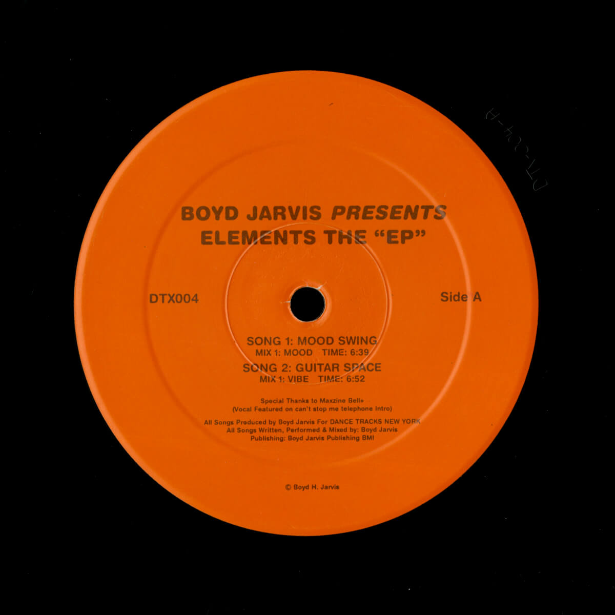 Boyd Jarvis – Elements The "EP"