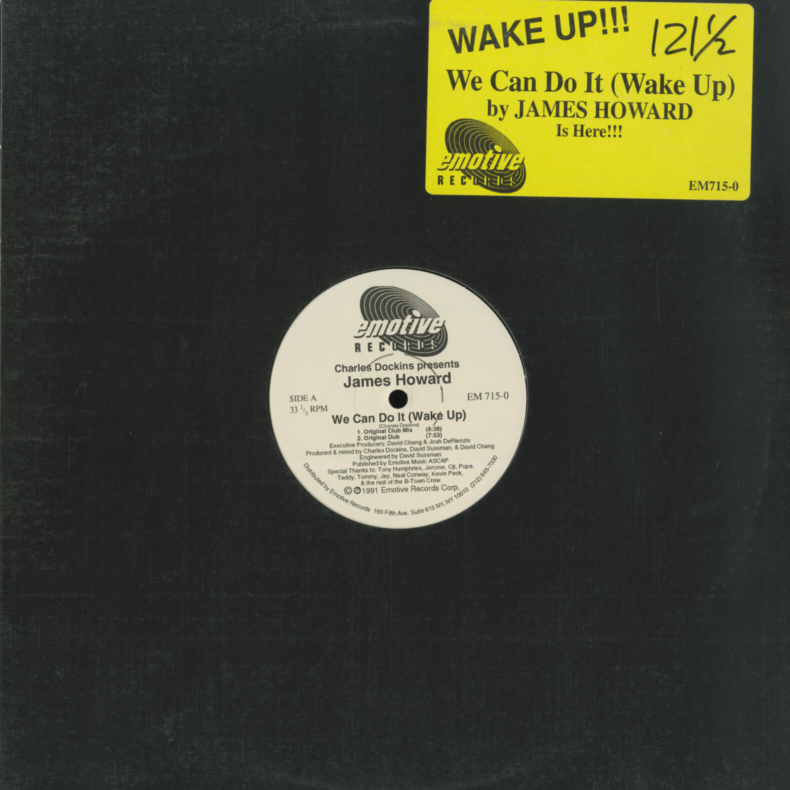 Charles Dockins Presents James Howard – We Can Do It (Wake Up)