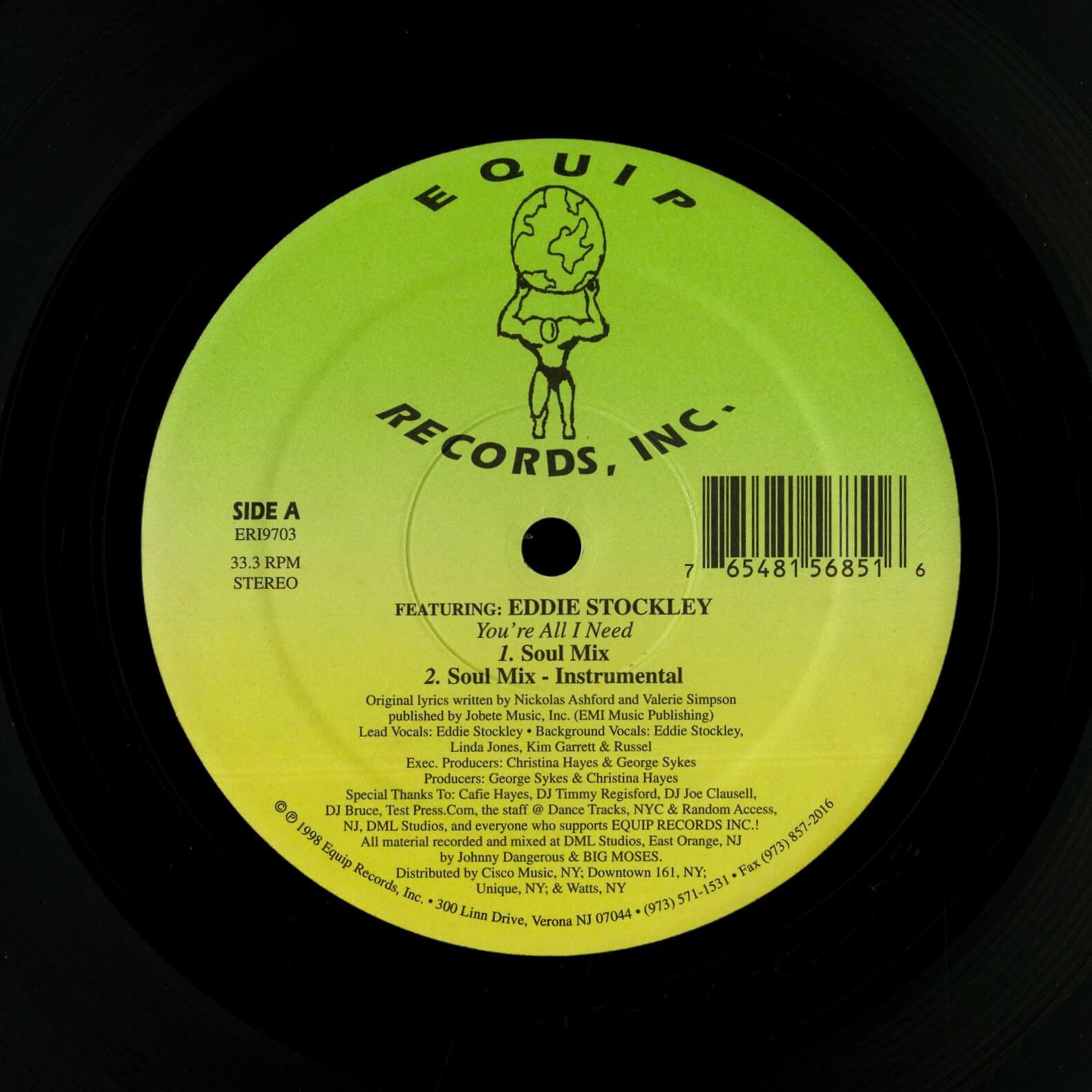 Eddie Stockley – You're All I Need