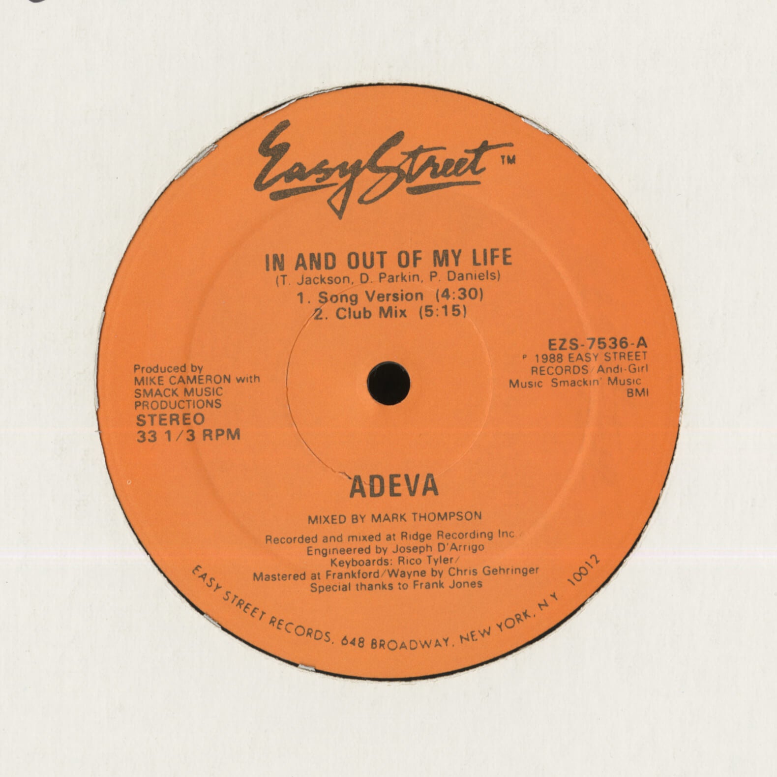 Adeva – In And Out Of My Life