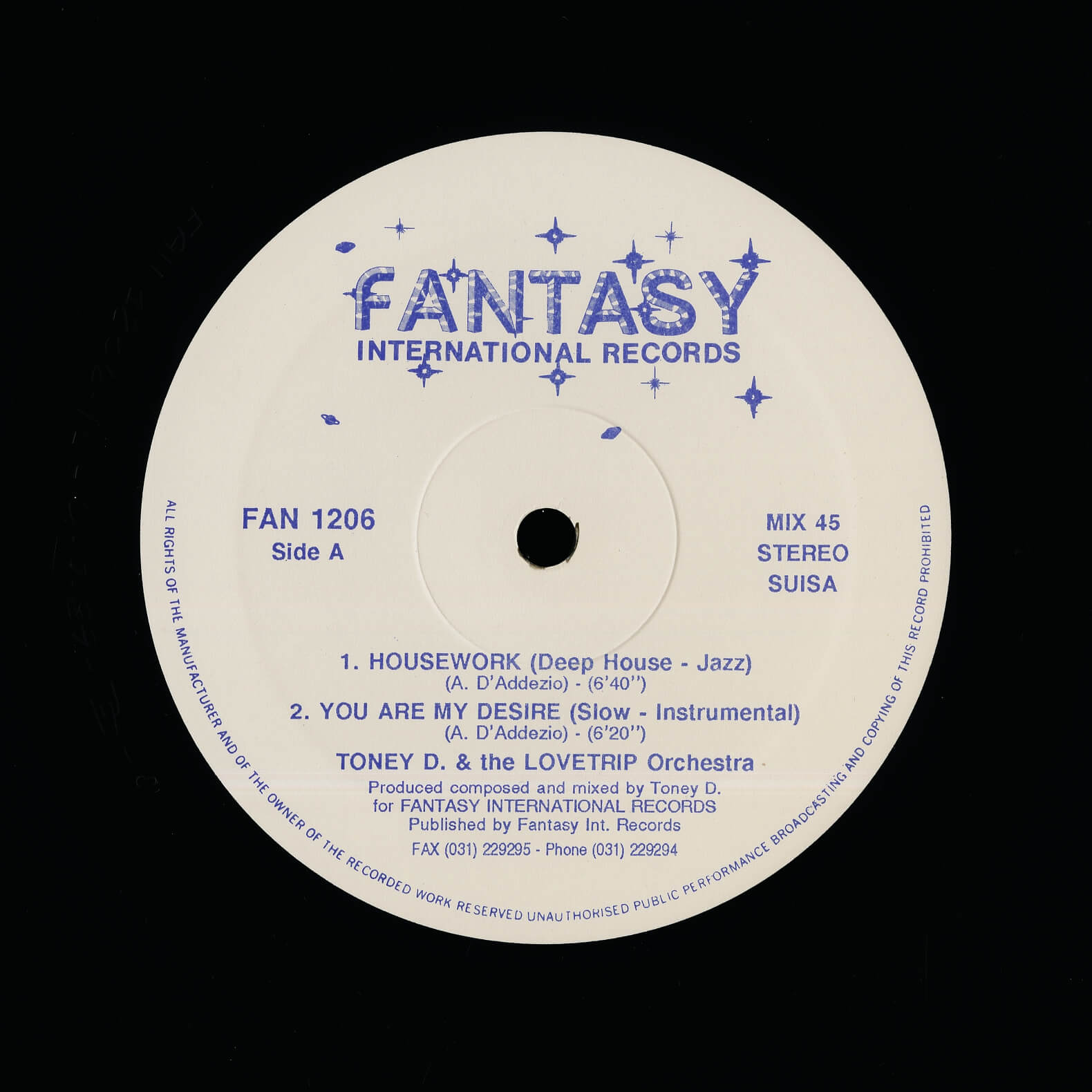 Toney D. & The Lovetrip Orchestra – Housework