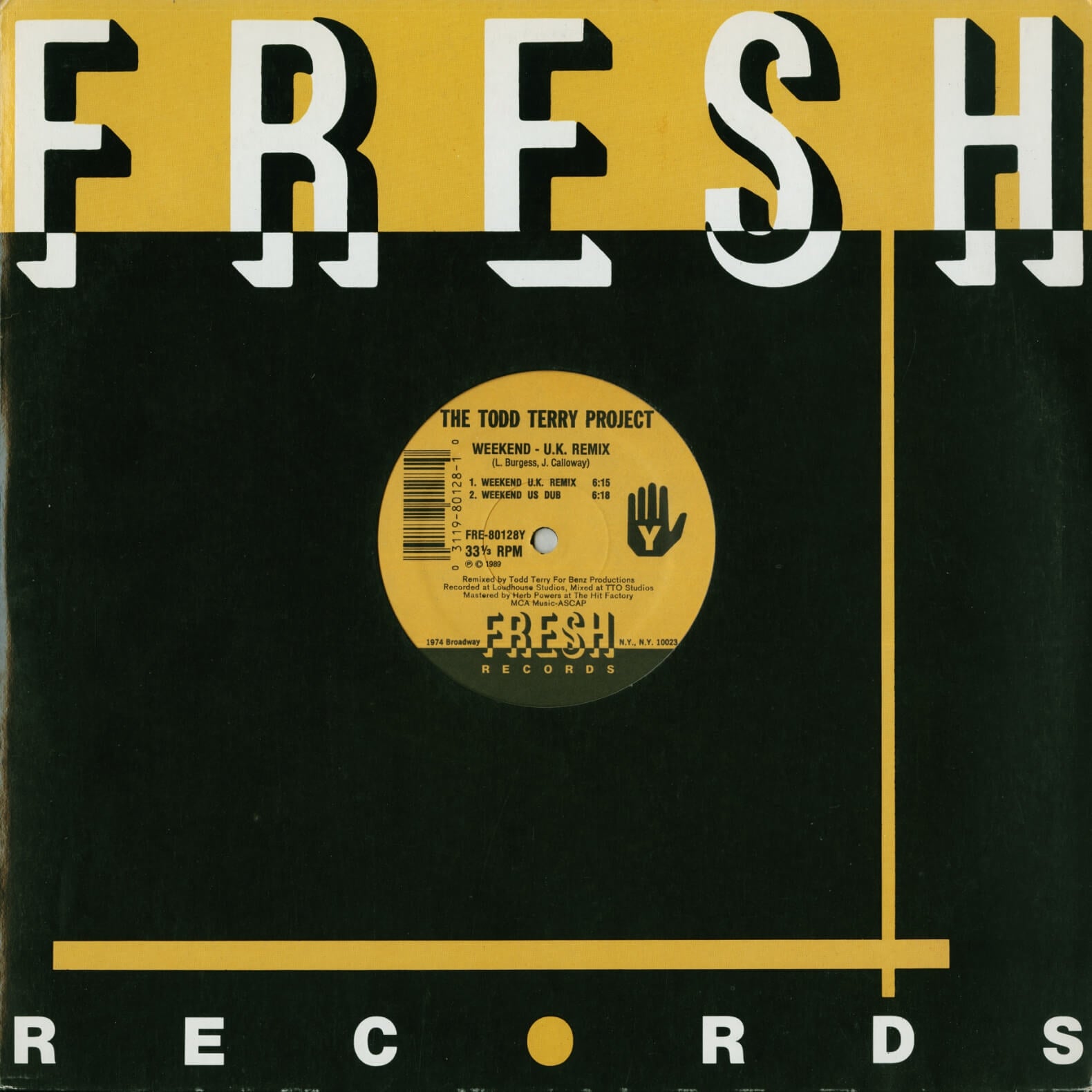 The Todd Terry Project – The Circus / Weekend