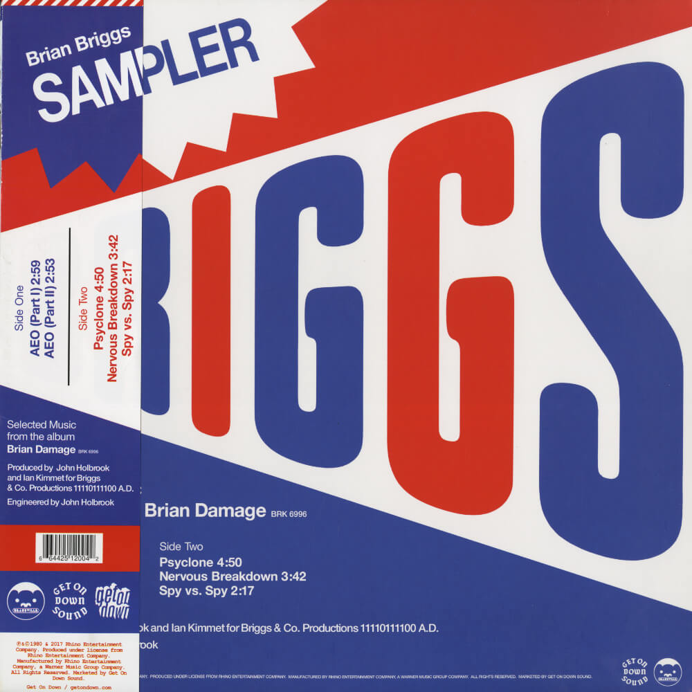 Brian Briggs – Special Sampler (Selected Music From The Album Brian Damage)