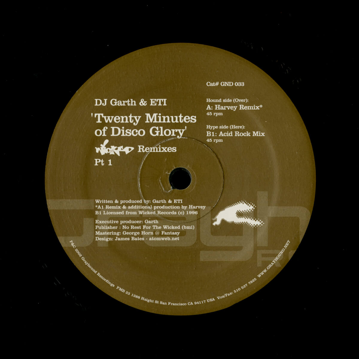 DJ Garth & ETI – Twenty Minutes Of Disco Glory (Wicked Remixes Pt 1)