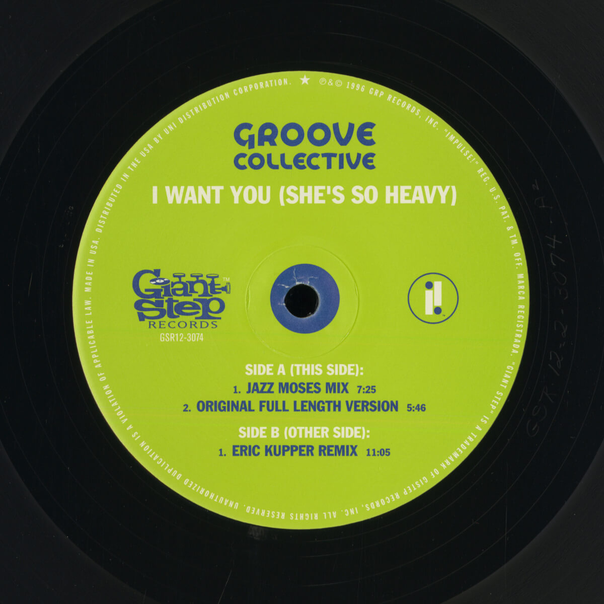 Groove Collective – I Want You (She's So Heavy) / Everybody (We The People)