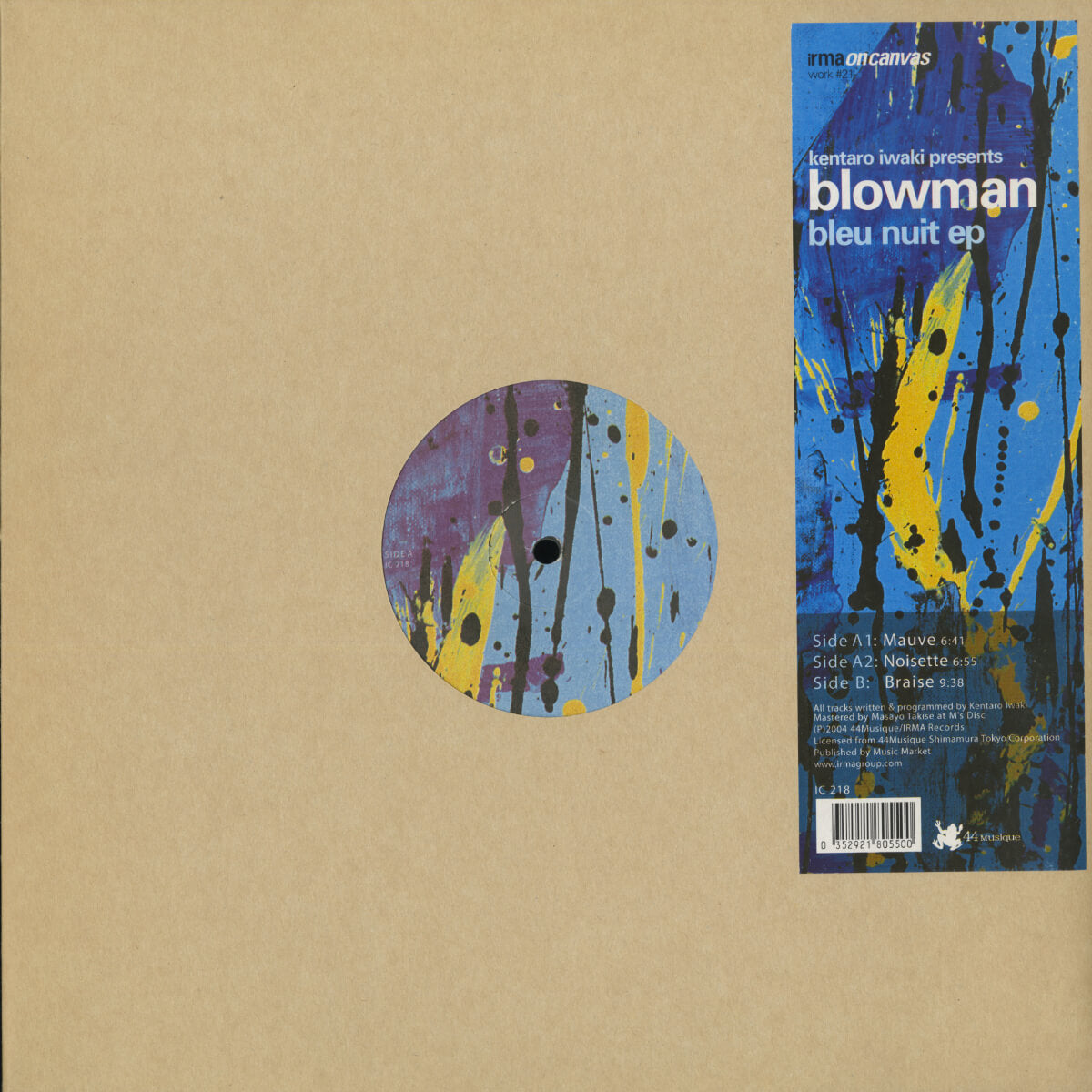 Kentaro Iwaki Presents Blowman – Bleu Nuit EP