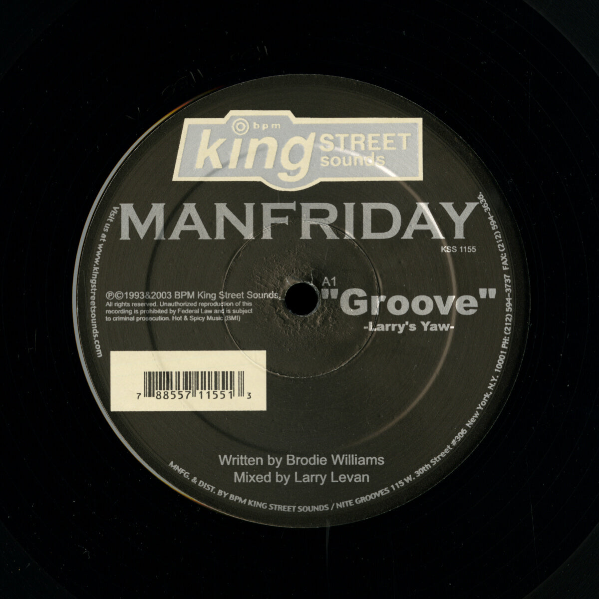 Man Friday – Groove / Winners